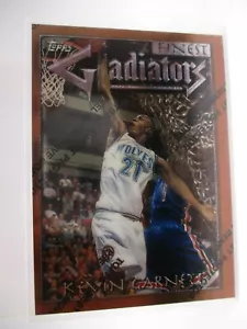 1996-97 Finest #66 Kevin Garnett B TIMBERWOLVES con recubrimiento - Imagen 1 de 2