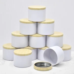 12PCS 4/8oz Tea Jars Empty Candle Storage Containers For Candle Making - Picture 1 of 11