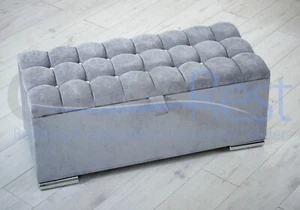 CUBEX OTTOMAN STORAGE BOX / Storage Blanket Box - MADE IN UK