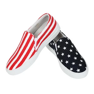 Zapatos sin cordones Joshua Sanders para hombre con estrellas y rayas hechos en Italia talla 40 - Imagen 1 de 2