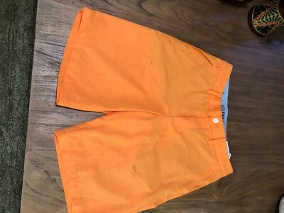 BOYS KIDS PUMA GOLF SHORTS SZ XL GOLF SHORT COLOR ORANGE PRE OWNED - Image 1 of 3