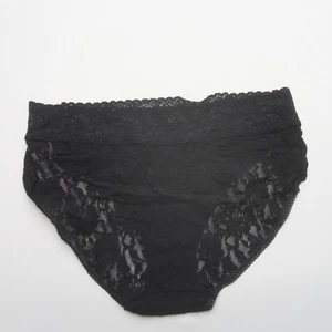 Bragas cortas francesas de encaje Hanky Panky para mujer talla 1X negras nuevas con etiquetas - Imagen 1 de 5