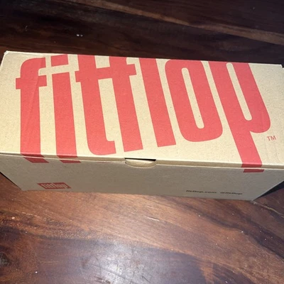 FitFlop IQUSHION Ergonomic Flip Flops UK SIZE 3 ￼midnight navy Sandal Sliders - Image 1 of 4