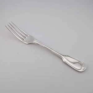 Christofle Chinon Silverplate Dinner Fork - 8 1/8" - No Monogram - Picture 1 of 3