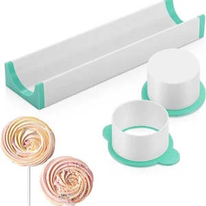 Kit Gâteau Rond Acide Polylactique avec Plateau pour Cake Pops et Brownies - Picture 1 of 9