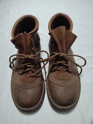 Botas de safari Courteney exóticas de cuero marrón para hombre África EE. UU. 9,5 banda de rodadura de neumáticos Foto 1 de 4