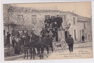 (FR1) rare CPA 13 Environ de Marseille. La BEDOULE Départ de Patache CP13-01 - Picture 1 of 2