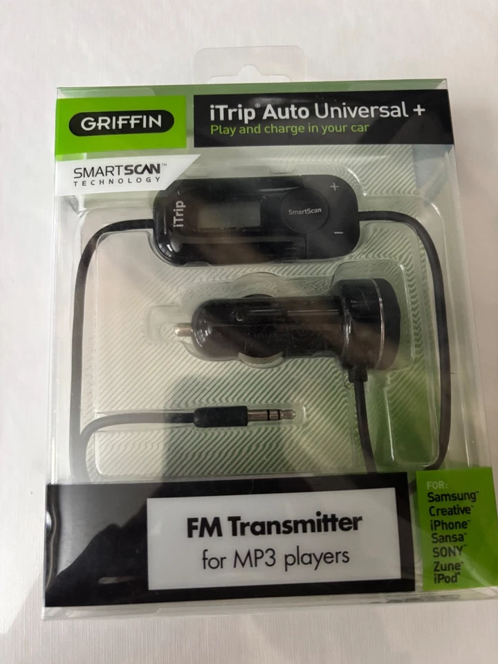 New in Pkg Griffin iTrip Auto Universal/FM Transmitter MP3 P/N 10006-TRIPUNP - Image 1 of 4