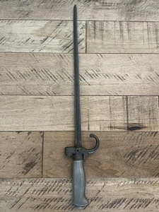 WWI French Model 1886 Lebel Rifle Rosalie Cruciform Short Sword Bayonet Scabbard - Picture 1 of 6