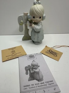 PRECIOUS MOMENTS 1990 "C0011" "SHARING THE GOOD NEWS TOGETHER" TAG & BOX - Picture 1 of 7