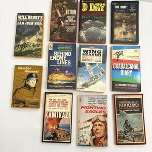 Vintage WWII & Military History Paperback Lot – 11 War Stories & Memoirs - Bild 1 von 7