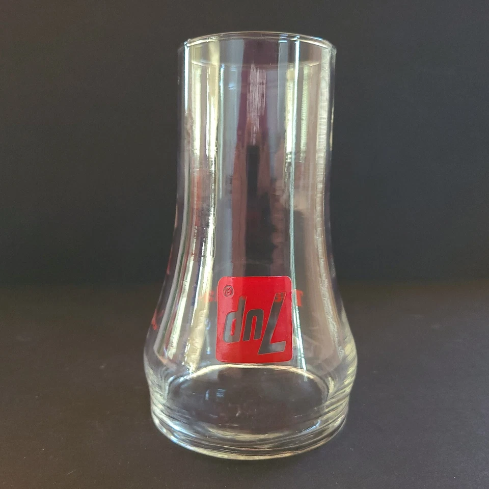 Vintage 7-Up The Uncola Glass Upside Down Retro Cup Tumbler Soda Pop - Image 1 of 4