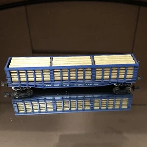 Atlas 3001 Norfolk Western Bulkhead Log Flatcar N&W 32850 N Scale - Picture 1 of 8