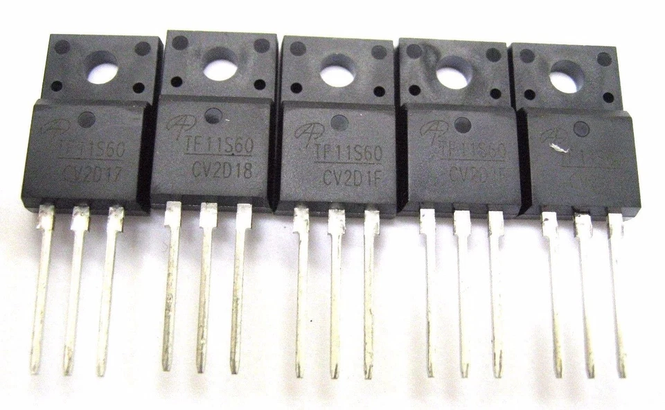 TF11S60 (5PCS) AOTF11S60 F11S60 MOSFET, 600V N-CH MOSFET 11A  TO-220F - Image 1 of 1