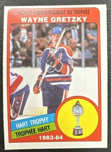 1984-85 O-Pee-Chee OPC Hockey - #374 Wayne Gretzky - Hart - Edmonton Oilers