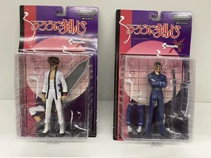 Samurai X - Sagara Sanosuke & Saito Hajime Action Figure Japan ToyCom Nib anime￼ - Picture 1 of 6