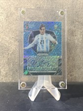 Paulo Dybala Argentina 2018 Panini World Cup Prizm Blue Shimmer FOTL  SSP Auto