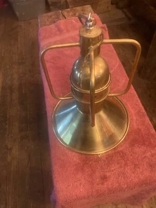 Antique. Solid Brass LIGHT FIXTURE 14 BY 11 - Picture 1 of 12