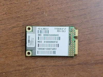 ORIGINAL!! SONY VAIO PCG-6112L LAPTOP WIFI WIRELESS CARD T77Z039.07 10-VJ563-3 - Image 1 of 2