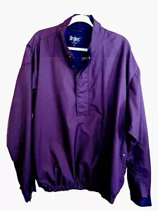 DryJoys By Footjoy Black & Burgundy Houndstooth Golf Jacket Men Size XL - Picture 1 of 7