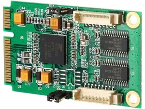 SYBA 2 Port Serial Mini PCI-e Controller Card (RS-232) Model SI-MPE15046 - Afbeelding 1 van 4