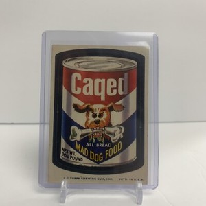 1974 Topps Wacky Packages Series 7 #7 Caged Dog Food - B