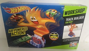 Hot Wheels Track Builder Workshop Fan Man Accessory Air Powered Action! - Picture 1 of 4
