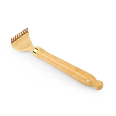 Portable Extendable Bamboo Back Scratcher Telescopic Body Itch Scratcher - Image 1 of 4