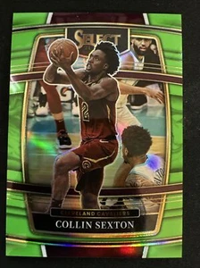 2021 Panini Select Neon Green Prizm  71 Collin Sexton 67/75 Cleveland Cavaliers - Picture 1 of 2