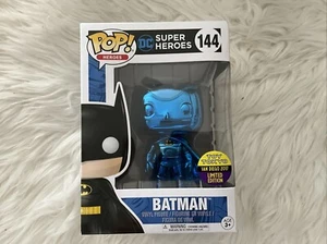 Funko Pop! Vinyl: DC Universe - Batman - (Blue , Chrome) - San Diego Comic... - Picture 1 of 6
