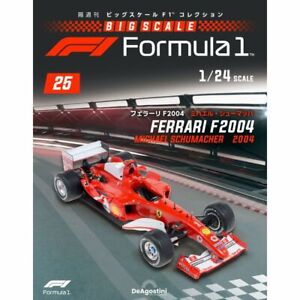 DeAGOSTINI BIG SCALE Formula 1 Collection 1/24 FERRARI F2004 from Japan