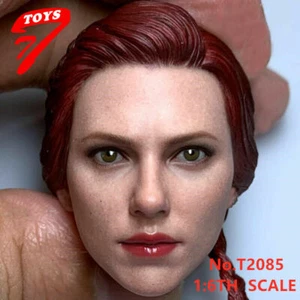 Figura de acción femenina TTTOYS 1/6 escala Black Widow Scarlett Head Sculpt Fit 12" - Imagen 1 de 6