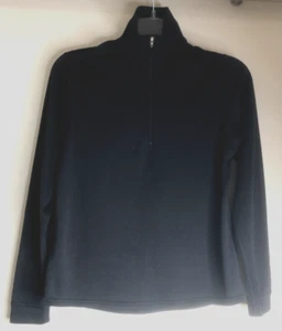 Patagonia Capilene Women's Size XS 1/4 Zip Long Sleeve Top Baselayer Black - Picture 1 of 10