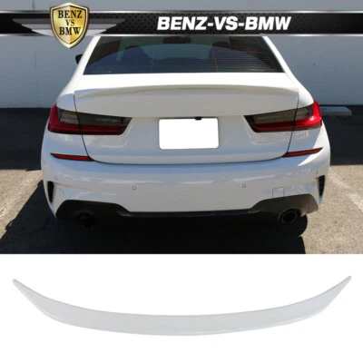 Fits 19-26 BMW G20 3-Series/G80 M3 M Performance Trunk Spoiler Wing #300 White — 第 1/4 张图片
