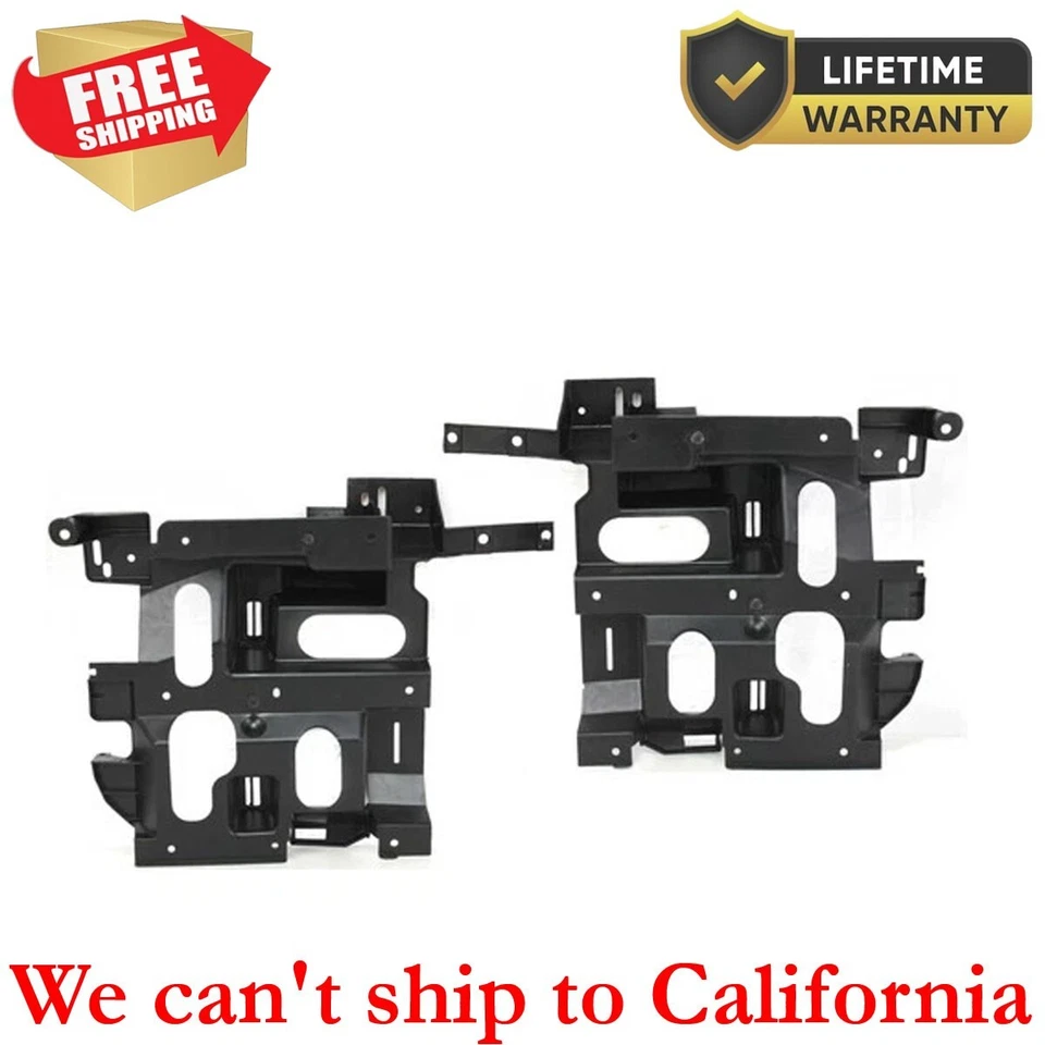 New CHEVROLET SILVERADO For 2003-2007 LH & RH Headlight Mounting Panel Set of 2 - Image 1 of 4