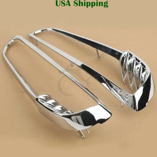 Biseles de moldura de radiador cromados aptos para Harley Davidson V-ROD VRSC ROD 2001-2010 EE. UU. Foto 1 de 4