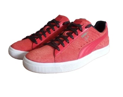 Puma Clyde Dressed High Risk Red Suede Women's Size 9 Sneaker Shoes 36558902 - Image 1 of 4