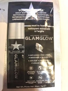 LOT OF 5 X GLAMGLOW Youthcleanse Exfoliating Cleanser Packets .1oz/3g SEALED - Picture 1 of 3