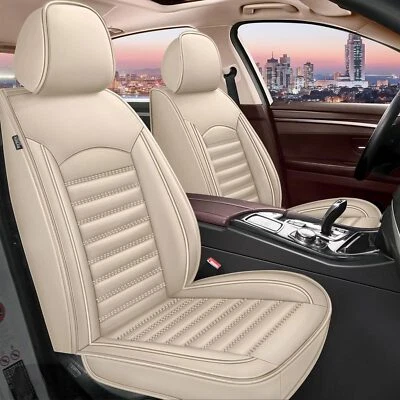 Faux Leather Cushion Car Front & Rear 5 Seat Covers For Lexus GS 350 2013-2020 — 第 1/4 张图片