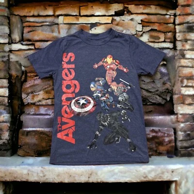 Marvel The Avengers Kids Shirt Size M - Image 1 of 4