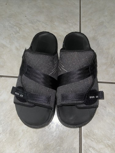 Jordan Crater Slide uomo taglia 13 nero nuovo senza scatola