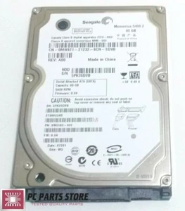 Seagate ST98823AS 2.5" SATA 80GB HARD DRIVE DATE 07261 100349359 REV D PCB PARTS - Picture 1 of 5