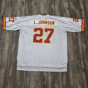 Reebok Kansas City Chiefs Larry Johnson #27 Football Jersey LH Patch NFL Sz 3XL - Picture 1 of 10