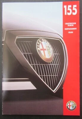 Alfa Romeo 155 T.Spark 1.7/ 1.8/ 2.0 - V6 -TD - Q4 brochure originale italiano - Immagine 1 di 4