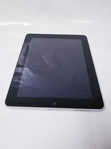Apple iPad 1st Generation 9.7" A1219 16GB Wi-Fi Silver Touchscreen Tablet - Picture 1 of 4