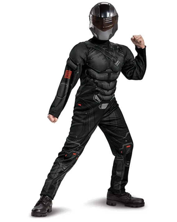 Disfraz Ojos de Serpiente para Niño, Disfraz Oficial GI Joe con Músculos y Máscara Pequeño Foto 1 de 4