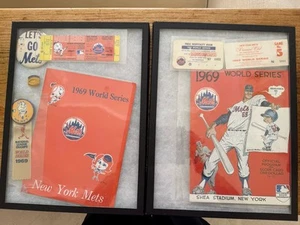 1969 Miracle NY Mets World Series Game 5 at Shea Mint Sportswriter Memorabila - Picture 1 of 6