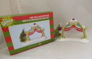 2014 Dept 56 Grinch WHO-VILLE WELCOME ARCH  #4043418  ! - Picture 1 of 8