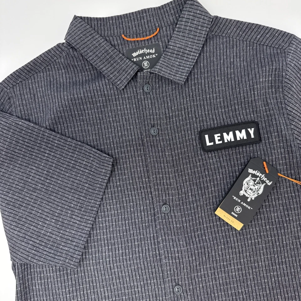 Roark Run Amok Motorhead Lemmy Bless Up Trail Running Shirt Black Mens M