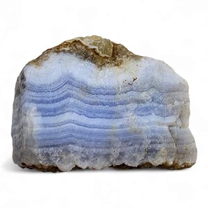 Piedra áspera de ágata de encaje azul 119,9 gramos - Imagen 1 de 3